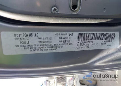 2016 Dodge Dart Se from USA, damaged, VIN 1C3CDFAAXGD565536